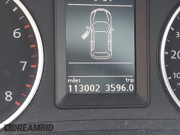 2012 Volkswagen Tiguan S with VIN WVGBV7AX0CW543697, listed as a IAAI auction lot 41853077 with 113,002 mi miles and . Bid and sale history available at DreamBid. Image 7.