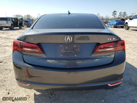 2016 Acura TLX V6 with VIN 19UUB2F3XGA010811, listed as a Copart auction lot 45929595 with 75,032 mi miles and Salvage Title. Bid and sale history available at carsss.com. Image 6.