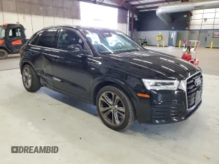 2017 Audi Q3 Prestige with VIN WA1GCCFS0HR002185, listed as a Copart auction lot 76092414 with 100,171 mi miles and Salvage Title. Bid and sale history available at carsss.com. Image 4.