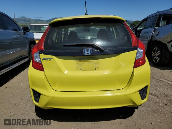 2016 Honda Fit LX with VIN JHMGK5H50GX026619, listed as a Copart auction lot 53699145 with 60,041 mi miles and Salvage Title. Bid and sale history available at carsss.com. Image 6.