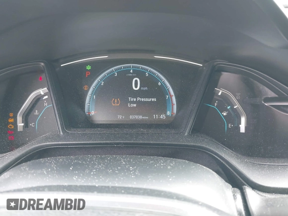 2020 Honda Civic LX with VIN 2HGFC2F69LH521681, listed as a IAAI auction lot 41664332 with 37,038 mi miles and . Bid and sale history available at DreamBid. Image 7.
