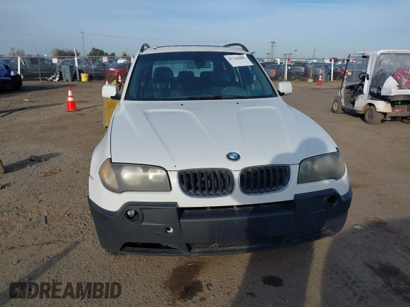 2004 BMW X3 3.0i with VIN WBXPA93454WC34741, listed as a IAAI auction lot 41728485 with 268,922 mi miles. Bid and sale history available at carsss.com. Image 6.