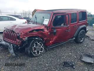 2021 Jeep Wrangler Unlimited Willys with VIN 1C4HJXDN8MW714976, listed as a IAAI auction lot 42080856 with 74,613 mi miles and . Bid and sale history available at DreamBid. Image 2.
