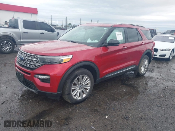 2022 Ford Explorer Limited with VIN 1FMSK8FH8NGB43898, listed as a IAAI auction lot 41934367 with 34,301 mi miles. Bid and sale history available at carsss.com. Image 18.