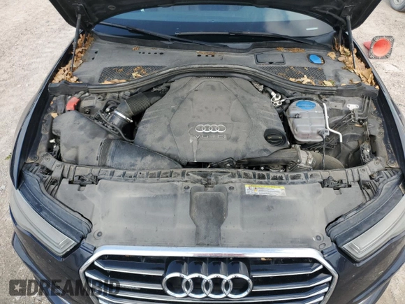 2016 Audi A6 3.0L TDI Premium Plus with VIN WAUFMAFC7GN017250, listed as a Copart auction lot 52628774 with 254,704 mi miles. Bid and sale history available at carsss.com. Image 11.