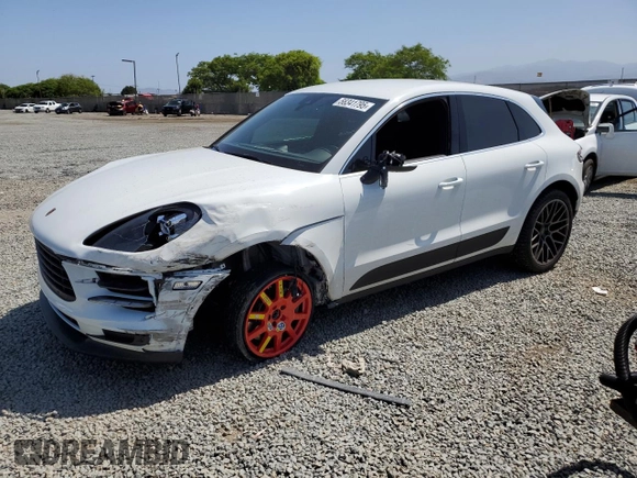 2021 Porsche Macan S z VIN WP1AB2A59MLB30124, wystawiony jako Copart lot #56341795 z przebiegiem 36 969 mil mil oraz Szkoda całkowita • Salvage title. Historia ofert i sprzedaży dostępna na DreamBid. Obrazek 1.