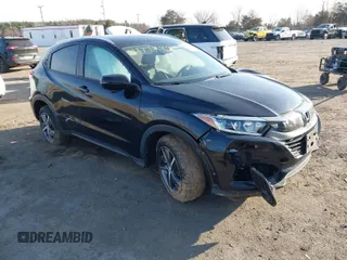 2022 Honda HR-V EX-L with VIN 3CZRU6H78NM700055, listed as a IAAI auction lot 41770186 with 53,656 mi miles. Bid and sale history available at carsss.com. Image 1.