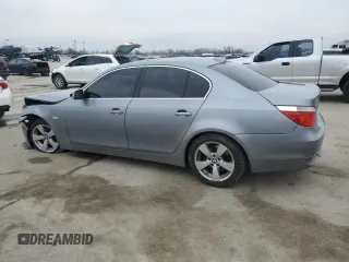 2007 BMW 5 Series 530xi with VIN WBANF73567CU26463, listed as a Copart auction lot 47670845 with 168,965 mi miles and Salvage Title. Bid and sale history available at carsss.com. Image 2.