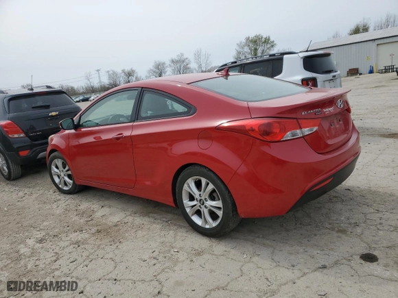 2013 Hyundai Elantra Coupe GS with VIN KMHDH6AE7DU004919, listed as a Copart auction lot 51423295 with 79,928 mi miles and Salvage Title. Bid and sale history available at carsss.com. Image 2.