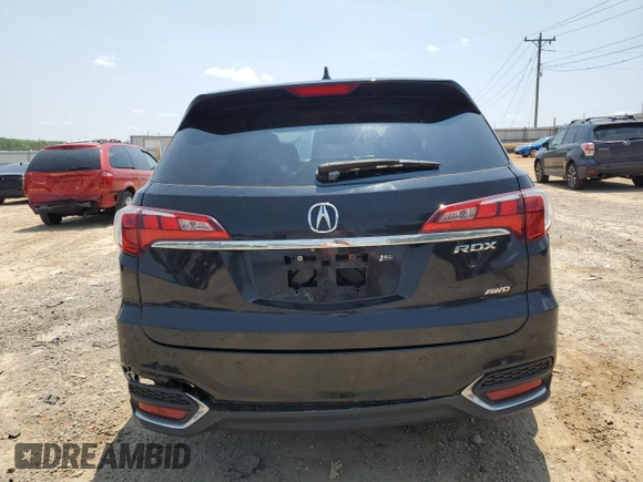 2016 Acura RDX Advance with VIN 5J8TB4H71GL018663, listed as a Copart auction lot 59438725 with 156,167 mi miles and Salvage title. Bid and sale history available at DreamBid. Image 6.