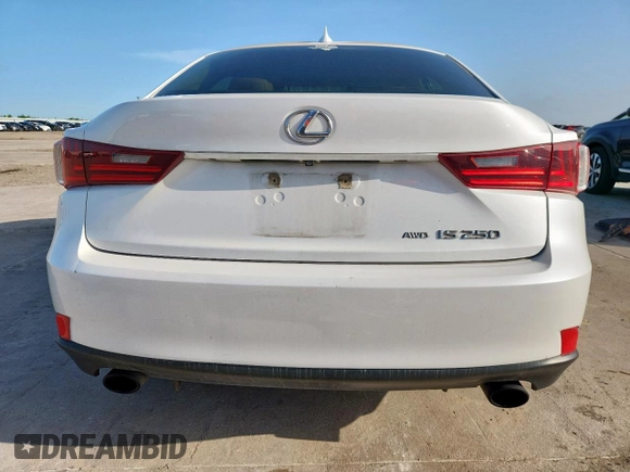 2014 Lexus IS 250 z VIN JTHCF1D25E5015373, wystawiony jako Copart lot #63632175 z przebiegiem 129 137 mil mil oraz Szkoda całkowita • Salvage title. Historia ofert i sprzedaży dostępna na DreamBid. Obrazek 6.