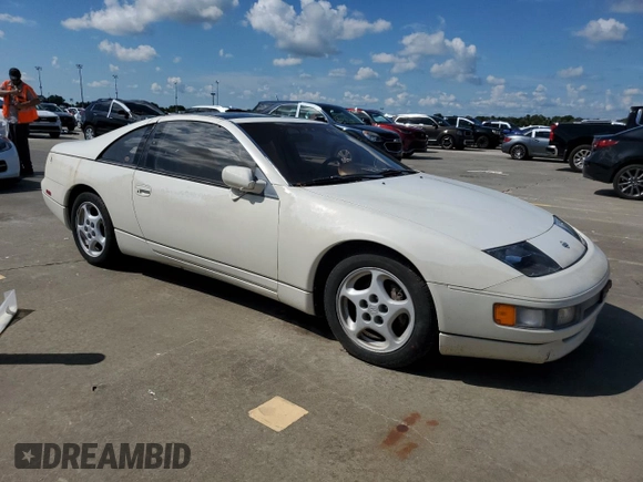 1991 Nissan 300ZX z VIN JN1RZ26H3MX504127, wystawiony jako Copart lot #74052424 z przebiegiem 48 904 mil mil oraz Szkody całkowita. Historia ofert i sprzedaży dostępna na DreamBid. Obrazek 4.