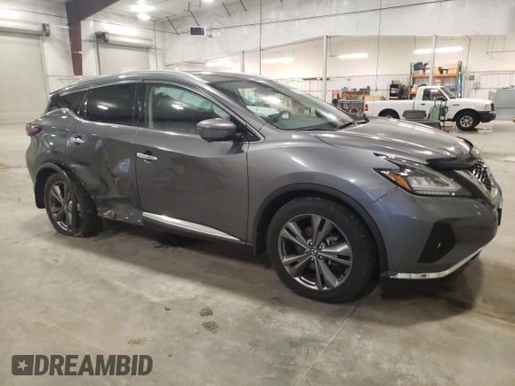 2019 Nissan Murano SL z VIN 5N1AZ2MS0KN142769, wystawiony jako Copart lot #53035655 z przebiegiem 44 188 mil mil oraz Szkoda całkowita • Salvage title. Historia ofert i sprzedaży dostępna na DreamBid. Obrazek 4.