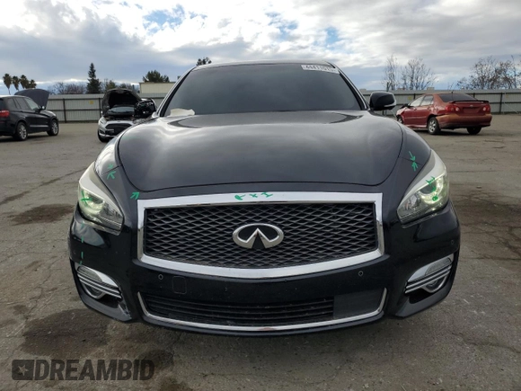 2015 Infiniti Q70 z VIN JN1BY1PP4FM600745, wystawiony jako Copart lot #44411015 z przebiegiem 80 509 mil mil oraz Szkoda całkowita • Salvage title. Historia ofert i sprzedaży dostępna na DreamBid. Obrazek 5.