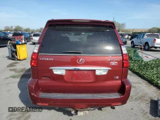 2008 Lexus GX with VIN JTJBT20X680157761, listed as a Copart auction lot 44955494 with 147,282 mi miles and Clean Title. Bid and sale history available at carsss.com. Image 6.