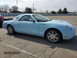 2004 Ford Thunderbird Deluxe with VIN 1FAHP60A14Y103516, listed as a Copart auction lot 52055585 with 69,655 mi miles and Salvage Title. Bid and sale history available at carsss.com. Image 4.