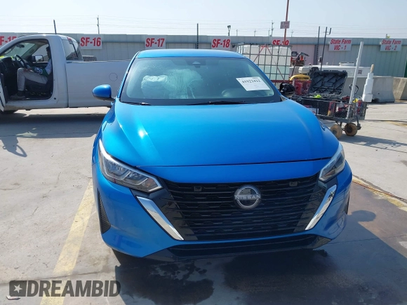 2024 Nissan Sentra SV with VIN 3N1AB8CV3RY282385, listed as a IAAI auction lot 41922422 with 25,671 mi miles and . Bid and sale history available at DreamBid. Image 12.