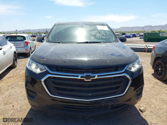 2021 Chevrolet Traverse LS with VIN 1GNERFKW0MJ165988, listed as a IAAI auction lot 42018002 with 72,315 mi miles. Bid and sale history available at carsss.com. Image 12.