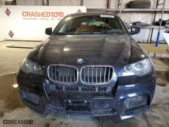 2012 BMW X6 M with VIN 5YMGZ0C57CLK14540, listed as a Copart auction lot 47419655 with 128,210 mi miles and Salvage Title. Bid and sale history available at carsss.com. Image 5.