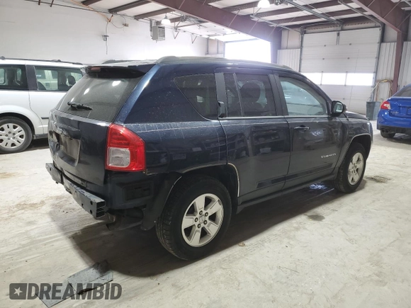 2013 Jeep Compass Sport with VIN 1C4NJCBA8DD250790, listed as a Copart auction lot 45922295 with 157,971 mi miles and Salvage Title. Bid and sale history available at carsss.com. Image 3.