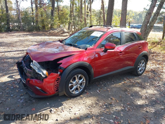 2019 Mazda CX-3 Sport with VIN JM1DKFB76K0440641, listed as a IAAI auction lot 40741740 with 39,578 mi miles. Bid and sale history available at carsss.com. Image 2.