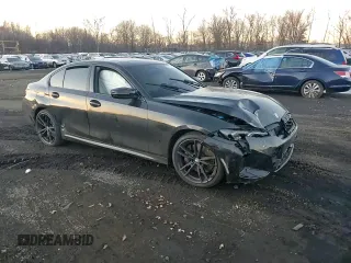 2024 BMW 3 Series M340i xDrive with VIN 3MW49FF06R8E26745, listed as a Copart auction lot 86563564 with 21,327 mi miles and Salvage Title. Bid and sale history available at carsss.com. Image 11.