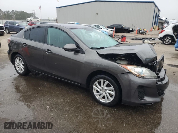 2012 Mazda 3 i Touring with VIN JM1BL1V78C1679820, listed as a Copart auction lot 44574495 with 138,724 mi miles and Salvage Title. Bid and sale history available at DreamBid. Image 4.