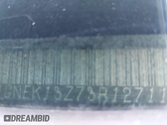 2003 Chevrolet Tahoe LS z VIN 1GNEK13Z73R127111, wystawiony jako IAAI lot #41830248 z przebiegiem Nie podano mil oraz . Historia ofert i sprzedaży dostępna na DreamBid. Obrazek 9.