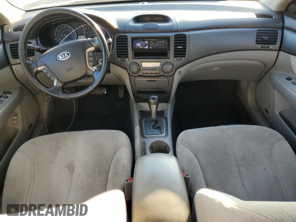 2007 Kia Optima EX with VIN KNAGE124375157960, listed as a Copart auction lot 43616745 with 200,596 mi miles and Clean Title. Bid and sale history available at carsss.com. Image 8.