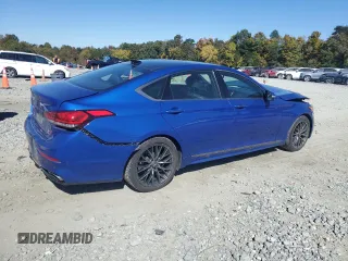 2020 Genesis G80 3.8L with VIN KMTFN4JE4LU329537, listed as a Copart auction lot 76778194 with 30,346 mi miles and Salvage Title. Bid and sale history available at carsss.com. Image 3.