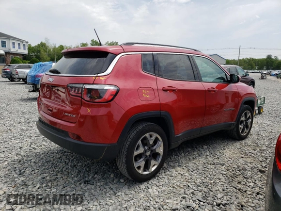 2019 Jeep Compass Limited z VIN 3C4NJDCB0KT753573, wystawiony jako Copart lot #59868045 z przebiegiem 67 615 mil mil oraz Szkoda całkowita • Salvage title. Historia ofert i sprzedaży dostępna na DreamBid. Obrazek 3.