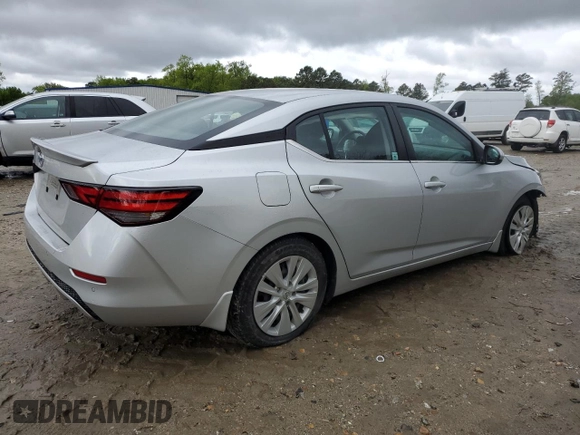 2021 Nissan Sentra S with VIN 3N1AB8BV7MY252560, listed as a Copart auction lot 52709945 with 26,641 mi miles and Salvage Title. Bid and sale history available at DreamBid. Image 3.