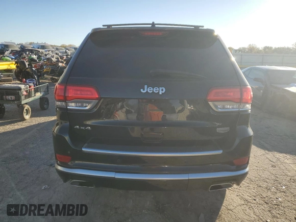 2015 Jeep Grand Cherokee Summit with VIN 1C4RJFJT8FC914553, listed as a Copart auction lot 80874384 with 202,250 mi miles and Salvage Title. Bid and sale history available at carsss.com. Image 6.