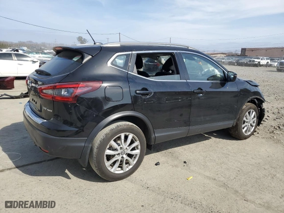 2021 Nissan Rogue Sport SV with VIN JN1BJ1BW3MW444833, listed as a Copart auction lot 48943985 with 0 mi miles and Salvage Title. Bid and sale history available at carsss.com. Image 3.