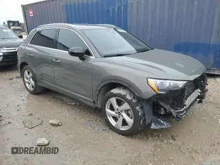 2021 Audi Q3 Premium with VIN WA1AUCF33M1100504, listed as a Copart auction lot 51975165 with 74,054 mi miles and Salvage Title. Bid and sale history available at carsss.com. Image 4.