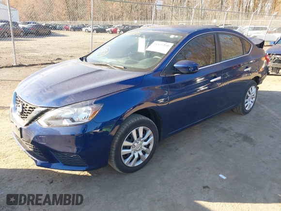 2017 Nissan Sentra S with VIN 3N1AB7AP7HY367176, listed as a IAAI auction lot 41806280 with 101,606 mi miles. Bid and sale history available at carsss.com. Image 2.