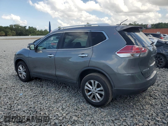 2015 Nissan Rogue SV with VIN KNMAT2MT9FP525943, listed as a Copart auction lot 55099095 with 207,145 mi miles and Salvage Title. Bid and sale history available at carsss.com. Image 2.