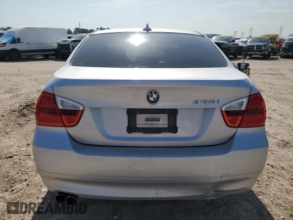 2007 BMW 3 Series 328i with VIN WBAVC535X7FZ71416, listed as a Copart auction lot 56311595 with 163,570 mi miles and Salvage title. Bid and sale history available at DreamBid. Image 6.