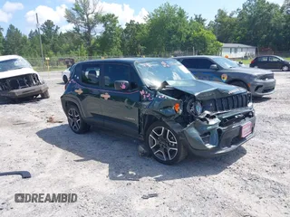 2021 Jeep Renegade Jeepster z VIN ZACNJCAB1MPM80678, wystawiony jako IAAI lot #42528668 z przebiegiem 43 766 mil mil oraz . Historia ofert i sprzedaży dostępna na DreamBid. Obrazek 1.
