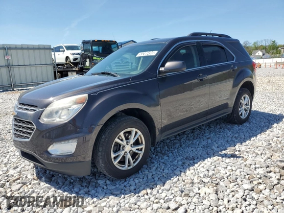2016 Chevrolet Equinox LT z VIN 2GNFLFEK3G6282965, wystawiony jako Copart lot #55280495 z przebiegiem 147 608 mil mil oraz Czysty tytuł • Clean title. Historia ofert i sprzedaży dostępna na DreamBid. Obrazek 1.