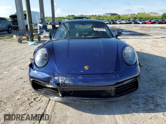 2024 Porsche 911 Carrera with VIN WP0AA2A99RS210110, listed as a Copart auction lot 68068314 with 348 mi miles and Salvage Title. Bid and sale history available at carsss.com. Image 5.