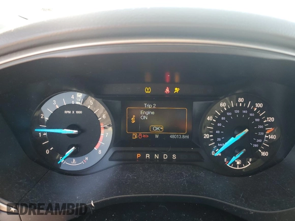 2015 Ford Fusion SE with VIN 1FA6P0HD4F5125274, listed as a Copart auction lot 88416105 with 48,013 mi miles and Salvage title. Bid and sale history available at DreamBid. Image 9.