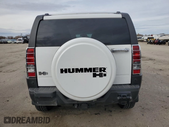 2009 Hummer H3 SUV Luxury with VIN 5GTEN13E298106011, listed as a Copart auction lot 77596674 with 143,356 mi miles and Salvage Title. Bid and sale history available at carsss.com. Image 6.