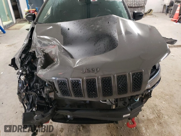 2022 Jeep Cherokee Trailhawk с VIN 1C4PJMBX3ND542805, выставлен на аукционе Copart как лот 54838505 с пробегом 44 692 миль миль и Чистый • Clean title. История ставок и продаж доступна на DreamBid. Изображение 12.