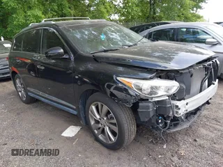 2014 Infiniti QX60 with VIN 5N1AL0MMXEC507093, listed as a IAAI auction lot 42182083 with 117,238 mi miles and . Bid and sale history available at DreamBid. Image 1.
