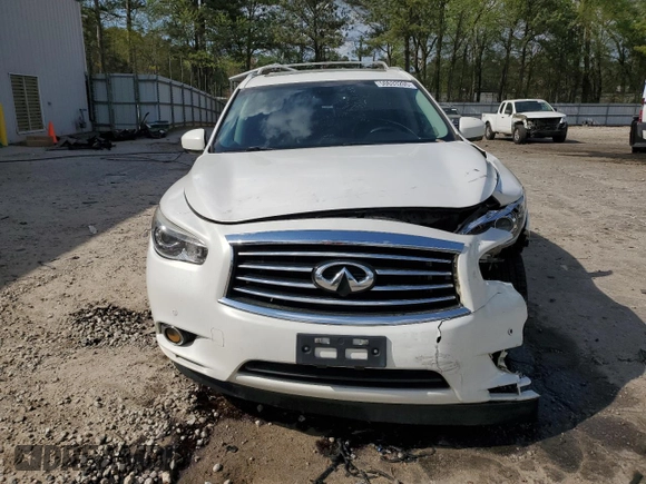 2013 Infiniti JX35 with VIN 5N1AL0MM6DC352606, listed as a Copart auction lot 50633205 with 123,798 mi miles and Salvage Title. Bid and sale history available at DreamBid. Image 5.