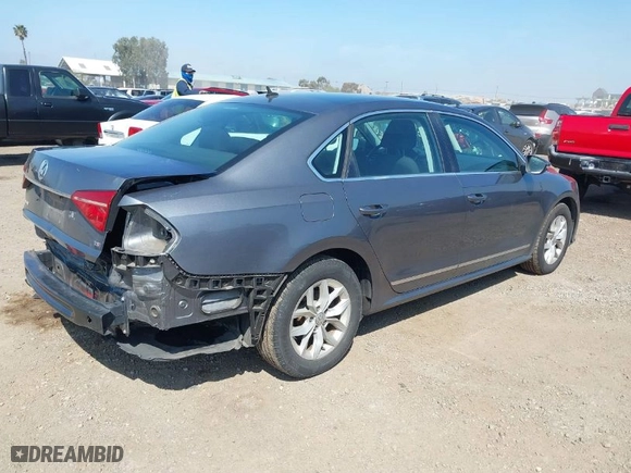 2016 Volkswagen Passat 1.8T S with VIN 1VWAT7A31GC057486, listed as a IAAI auction lot 41870040 with 127,817 mi miles. Bid and sale history available at carsss.com. Image 4.