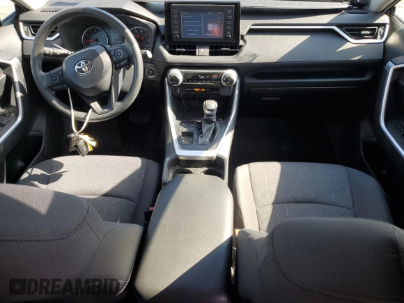 2019 Toyota RAV4 XLE with VIN JTMW1RFV8KD012701, listed as a Copart auction lot 54642105 with 25,747 mi miles and Salvage Title. Bid and sale history available at carsss.com. Image 8.