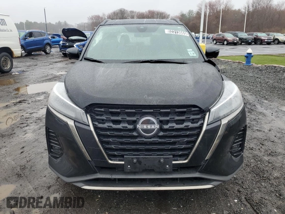 2024 Nissan Kicks SR with VIN 3N1CP5DV8RL513351, listed as a Copart auction lot 52313665 with 24,298 mi miles and Salvage Title. Bid and sale history available at DreamBid. Image 5.