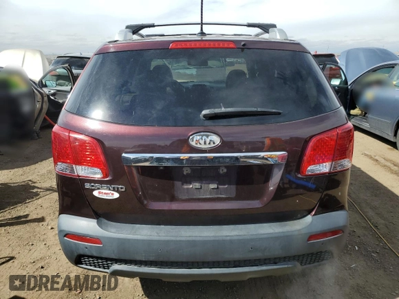 2011 Kia Sorento LX with VIN 5XYKTDA20BG136374, listed as a Copart auction lot 48174315 with 224,228 mi miles and Salvage Title. Bid and sale history available at carsss.com. Image 6.